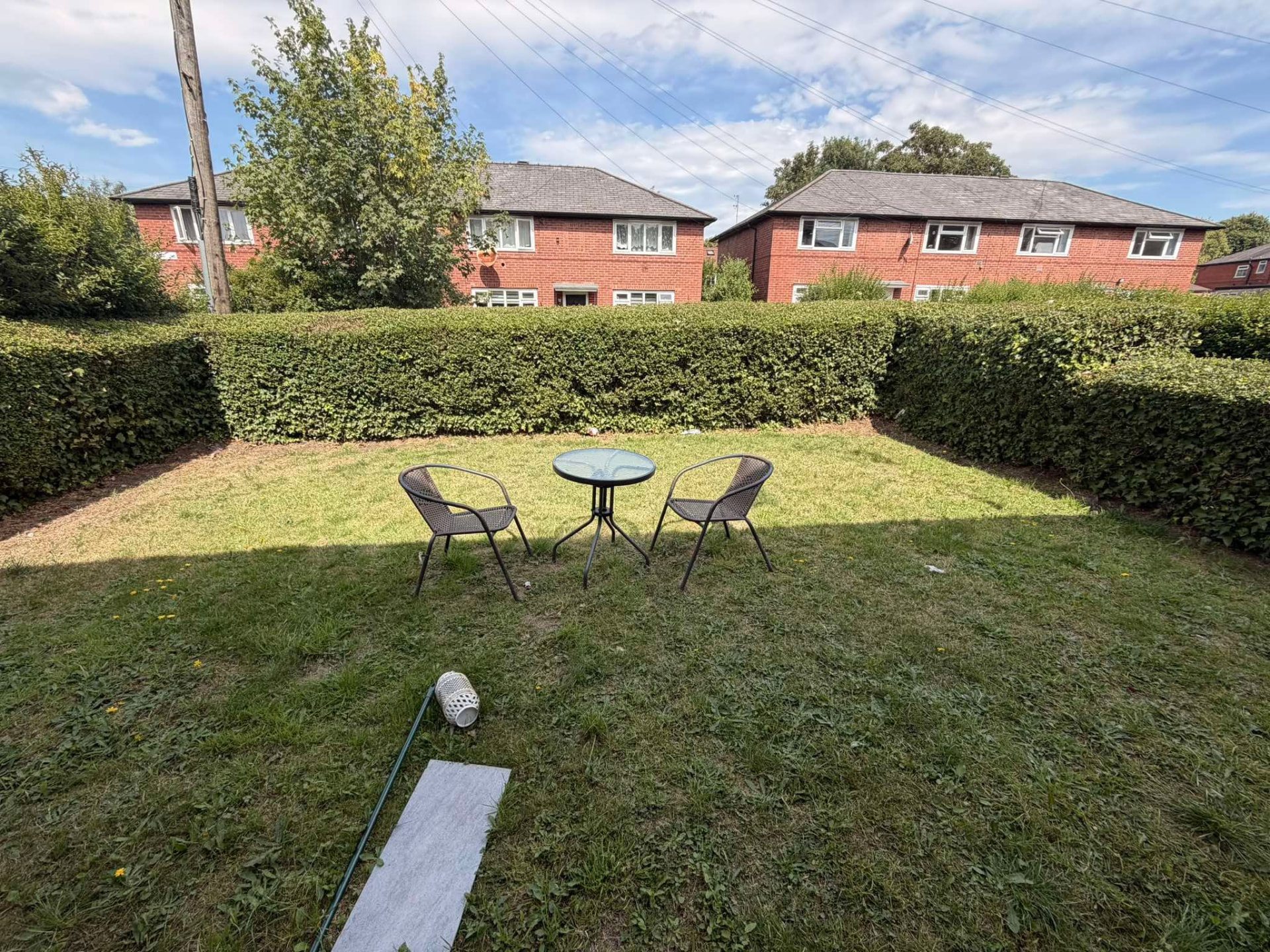 Garden maintenance — Neat lawn, tidy borders and shaped hedges, Manchester